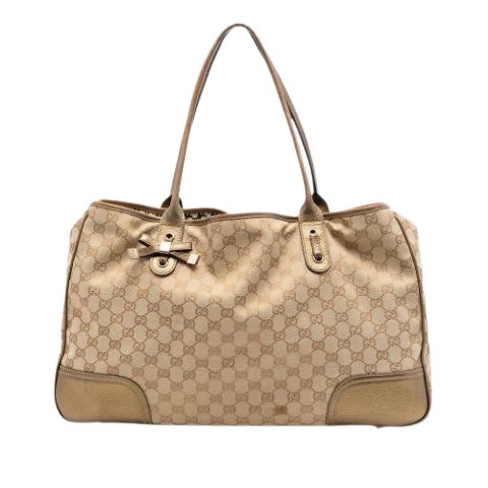 Gucci Vintage Pre-owned Princy Tote Bag - Vintage - Dame - Beige - ONE SIZE - Uld