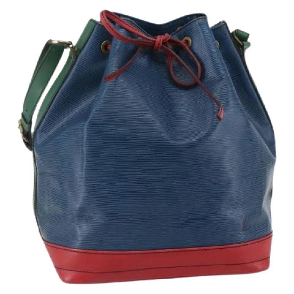 Louis Vuitton Vintage Pre-owned Vintage Bucket Bag - Vintage - Dame - Blå - ONE SIZE - Uld