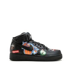 Nike - Air Force 1 MID 07 / Supreme sneakers - unisex - läder - 10.5 - Svart