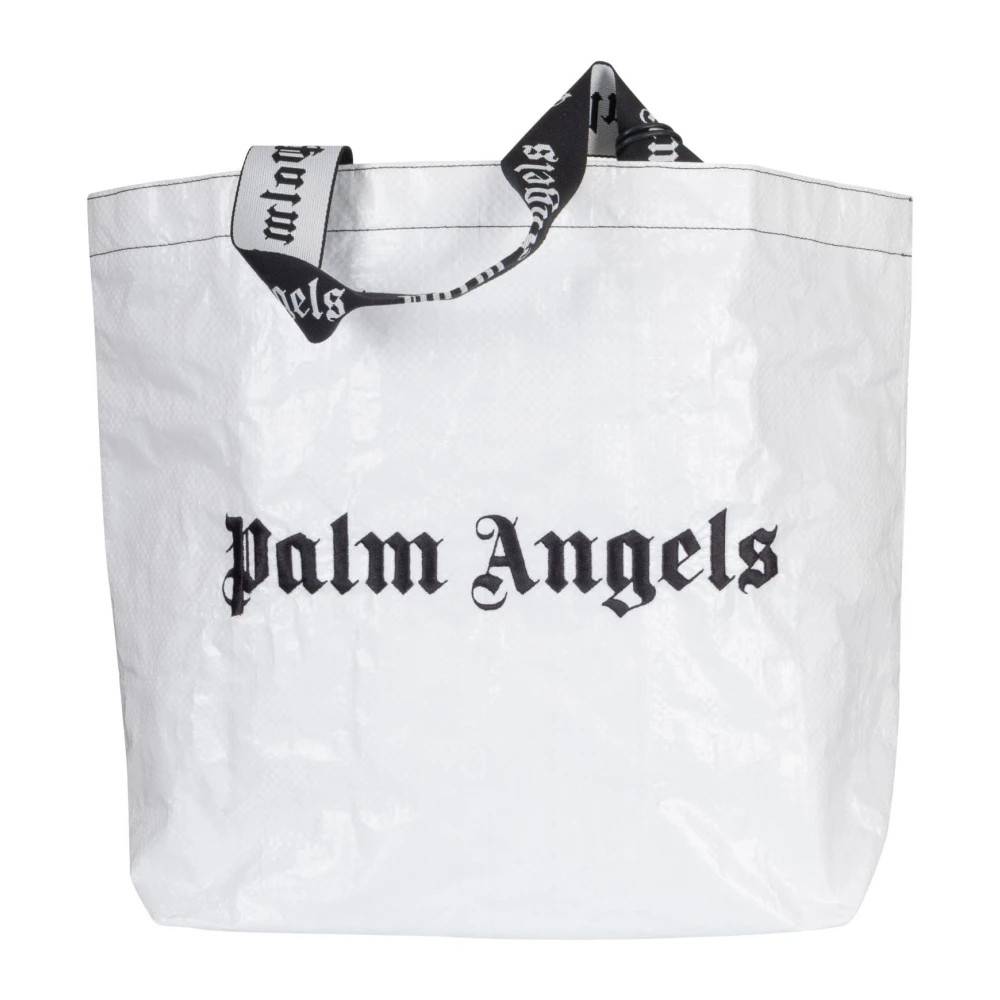 Palm Angels Classic Logo Tote Bag - Tasker - Herre - Hvid - ONE SIZE -