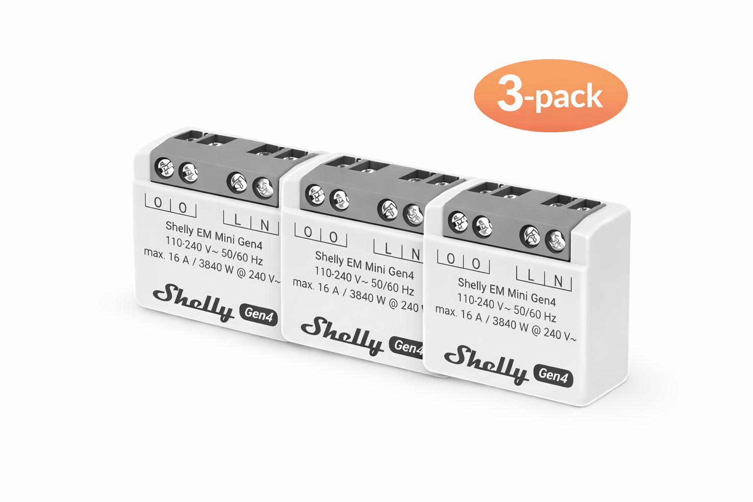 Shelly EM Mini Gen4-3 pack