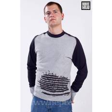 Robert & Blad - San Quentin 45 Rpm Longsleeve Tee - Gray/Black -, Robert & Blad