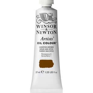 Winsor & Newton Artists' oljefärg 37 ml Vandyke Brown 676 - Brun