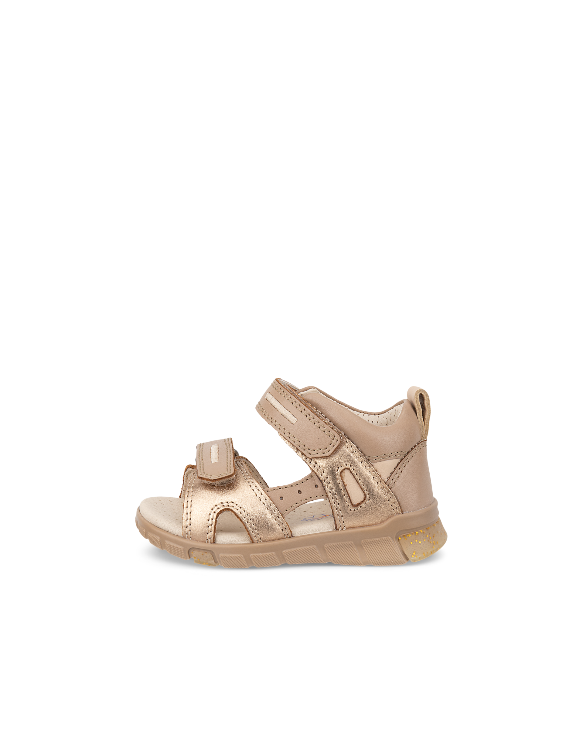 ECCO MINI STRIDE SANDAL - Sandale de marche en cuir pour enfant - Beige - 27