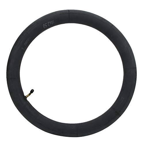 Bicycle Inner Tubes, 14x2.125, 14X2.50, 16x2.125, 16x2.50, 16x3.0, 18X2.125, 18x2.50 Electric Bike Rubber Inner Tube with Curved Metal Valve Accessories(18X2.50 curved mouth)