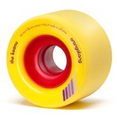 Keanu Centreset 66mm Longboard Wheels - Yellow