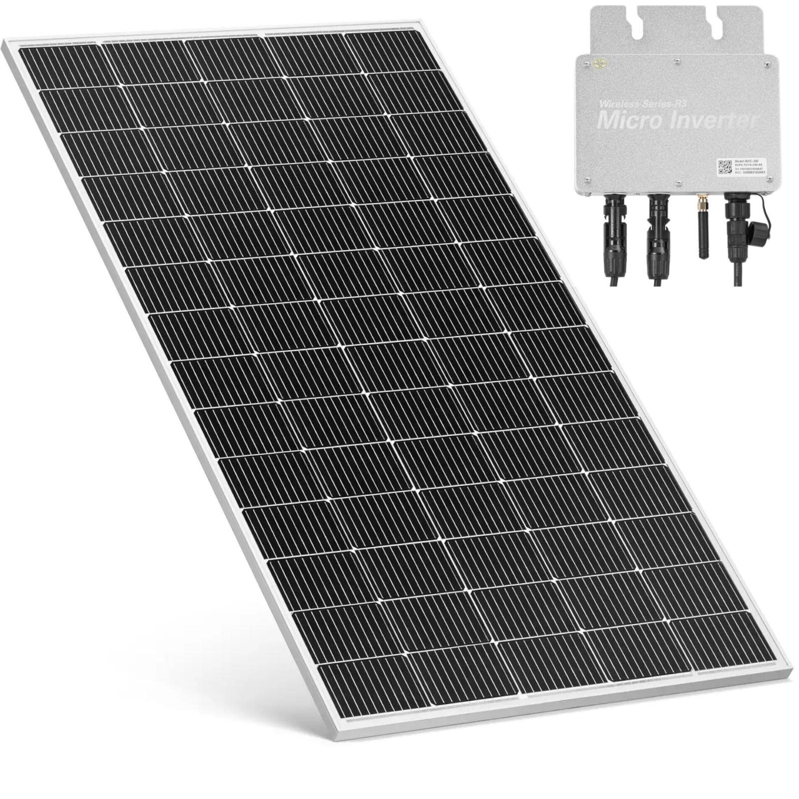 Balkong solceller solpanel 300 W set