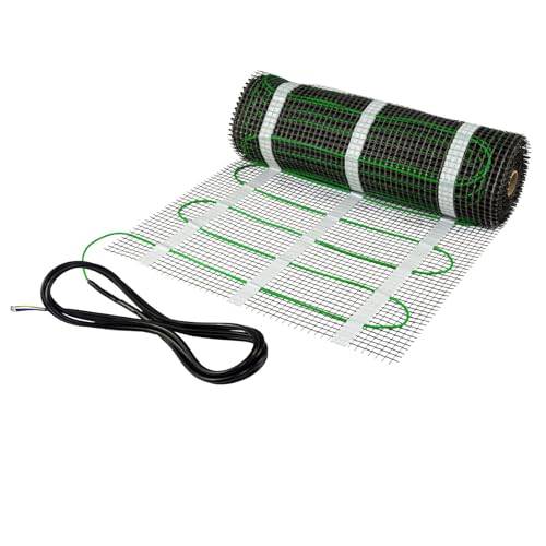 150 watt/m² 50 cm, 2,5 m² elektrisk golvvärme, ytvärmare, värmemattor