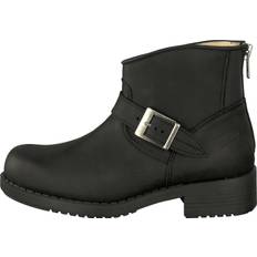 Very Low Boot Zip Back Black/Silver, Female, Skor, Kängor och Boots, chelsea boots, Svart, EU 35 (EU 35)