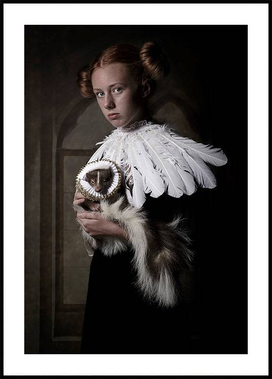 My sweet skunk friend Poster (40x50cm) - Plakater > Fotografiske Plakater, Kunstplakater, Vintage Plakater, Dyreplakater