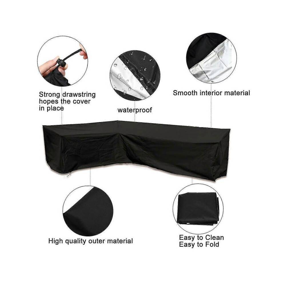 (222*286*82cm) big Sizes Waterproof Outdoor Patio Garden Furniture Covers Rain Snow Chair Covers