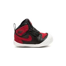 Jordan Kids - Jordan 1 Crib Bootie sneakers - barn - läder/gummi - 3C - Svart