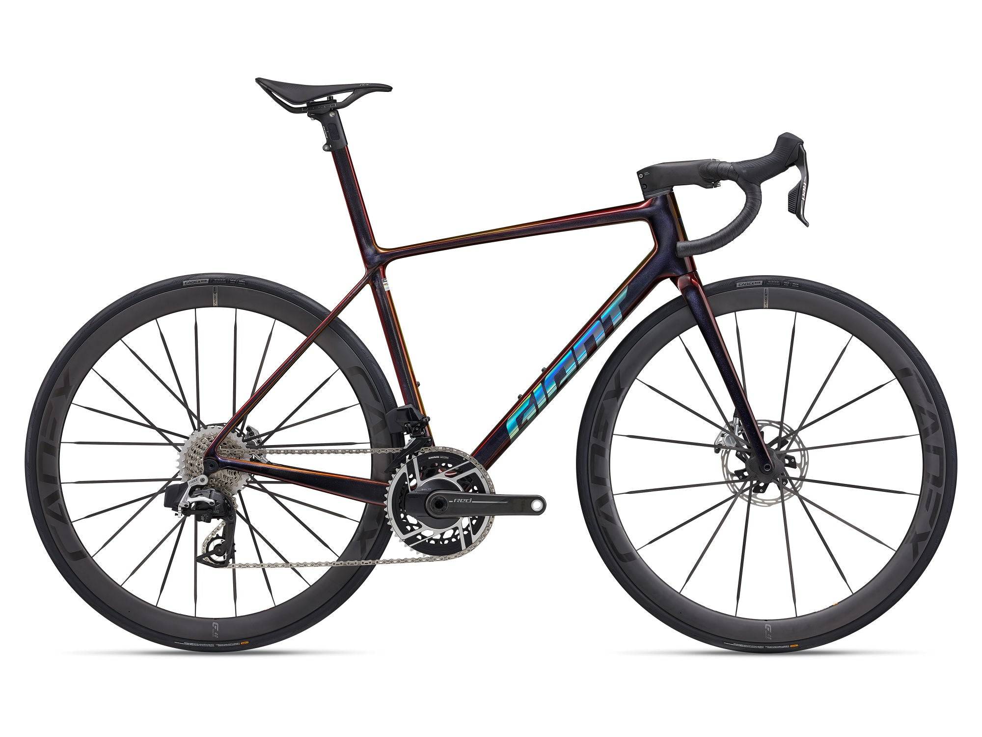 Giant TCR Advanced SL 0 Red 2025 - Sram Red AXS 2x12sp - CADEX Max 40 - 018 / S / Black Lava