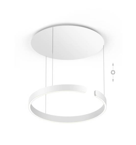 Occhio Mito Sospeso 60 move pendel, bred, air, mat hvid