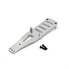 Metalluppgraderad andra våningsplatta for WLtoys 1/12 124006 12423 12427 12428 12429 RC-bildelar(Silver)