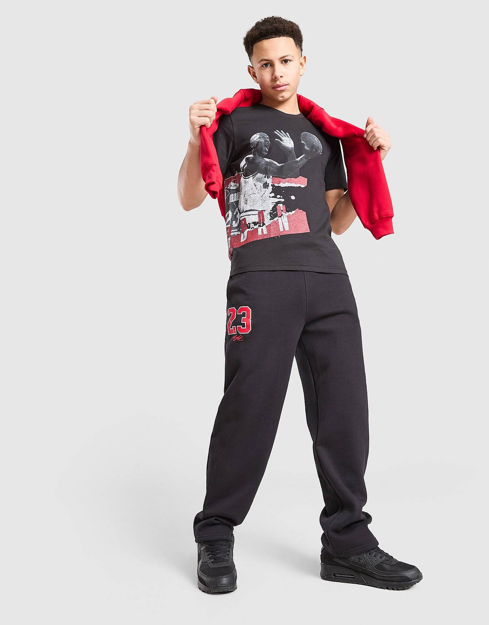 Jordan Jumpman Logo Graphic T-Shirt Junior, Sort
