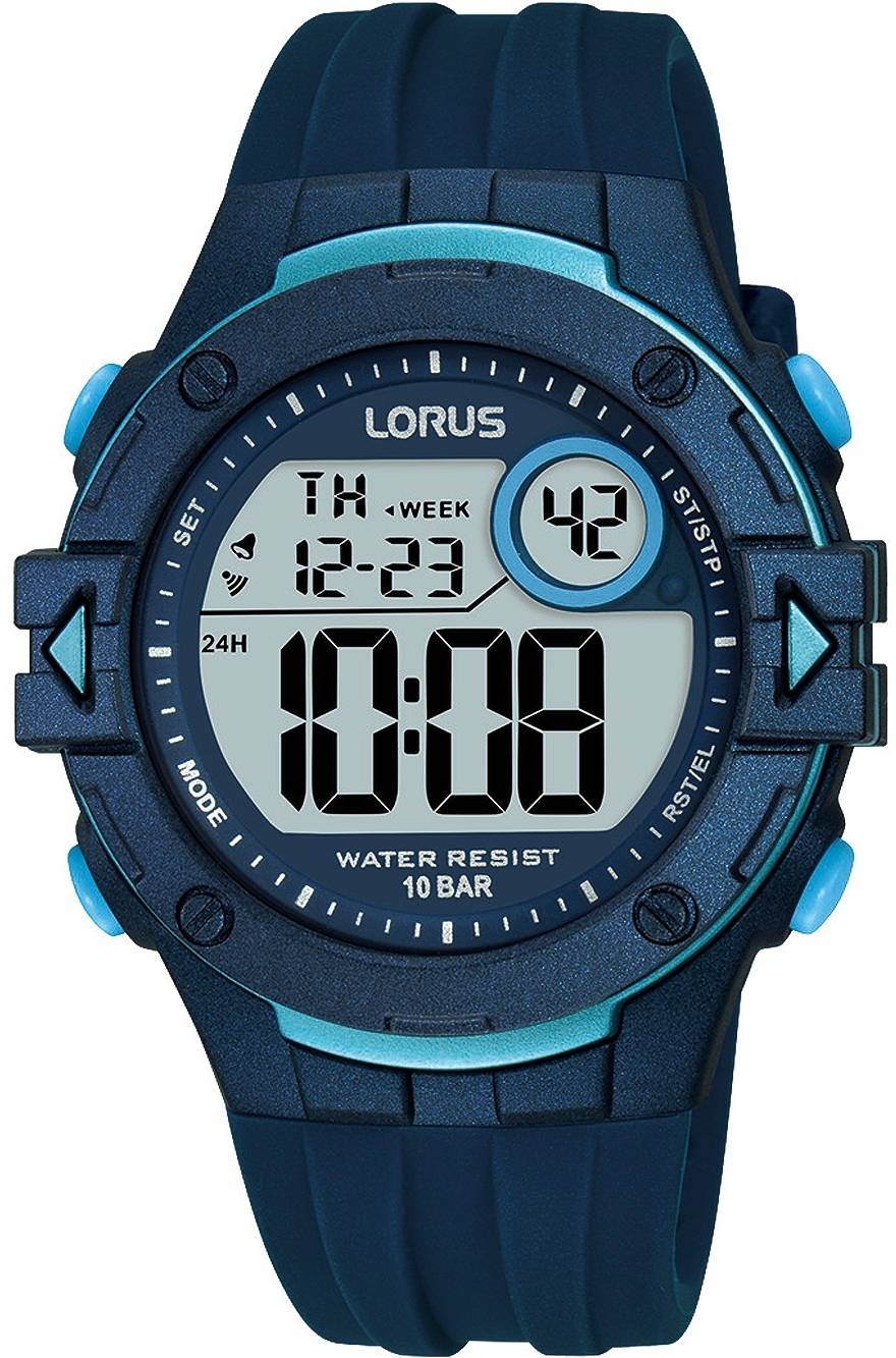 Lorus Herreur R2325PX9 Digital Grå/Gummi Ø40 mm