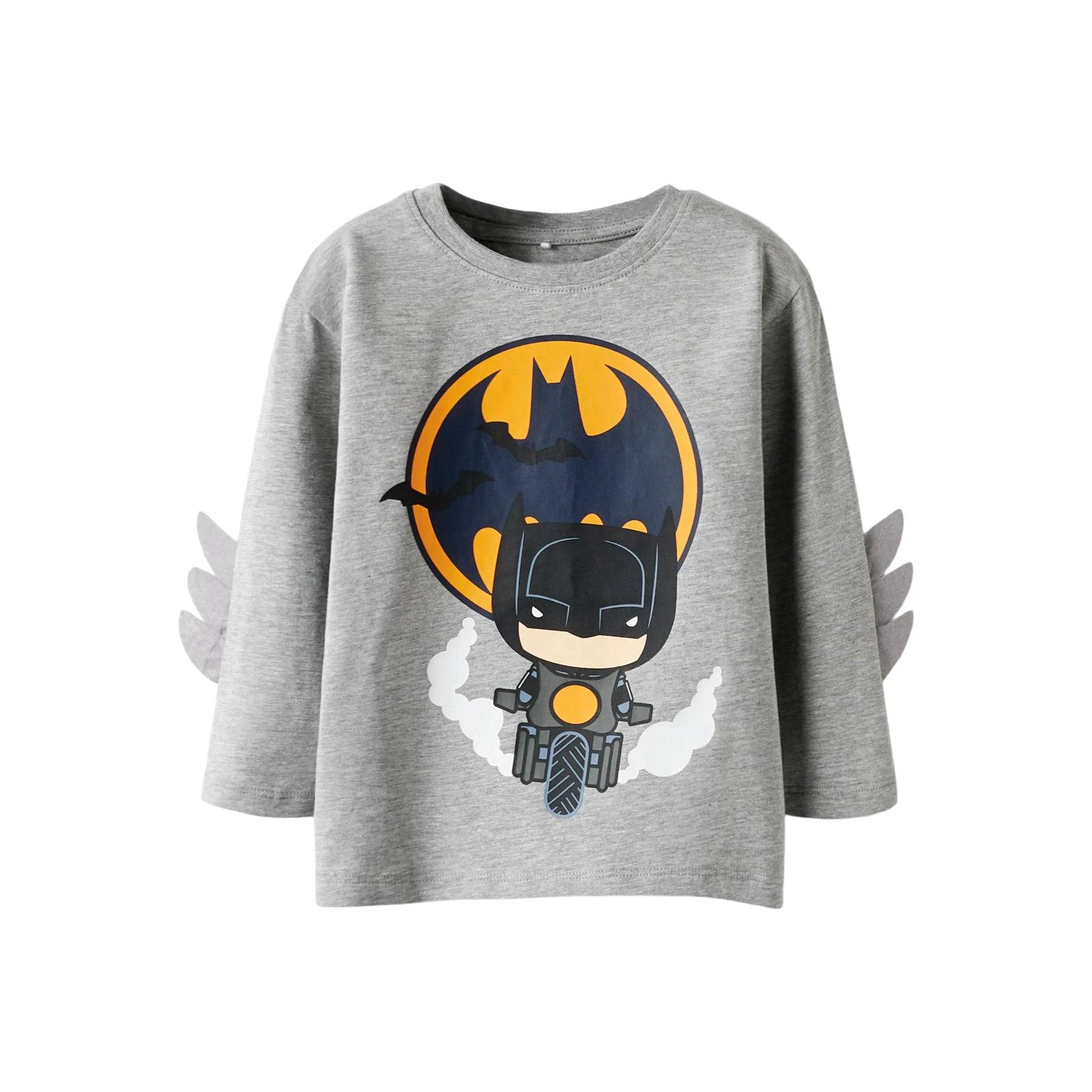 NAME IT Bluse Molej Batman Grey Melange "18".
