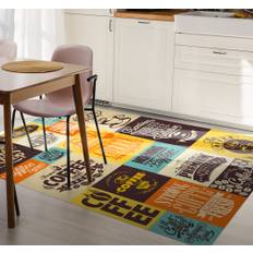 Kaffe design kök vinyl matta