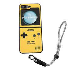 Retro Game Boy Etui Sød Design til Samsung Galaxy Z Flip 6 Nostalgisk Spil Telefon Etui