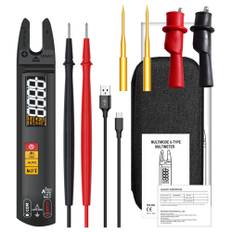 BSIDE U1 Digital Clamp Multimeter with Tester Probe+Alligator Clip