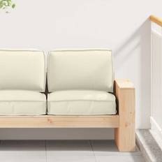 vidaXL Palle Pudesæt 2 pcs Creme 60 x 60 x 12 cm Oxford stof