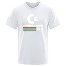 Men T-shi2024 Summer Commodore 64 Print T Shirt C64 SID Amiga Retro Cool Design Street Short Sleeve Top Tee