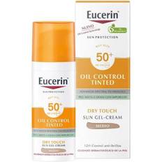 Solskyddsmedel - Eucerin - Skyddsolja Kontroll av olja SPF50+ - Icke fet - Färgad Medium - 50 ml