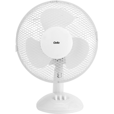 Bordsfläkt Vit 230 mm 2 Hastigheter Oscillerande Gelia