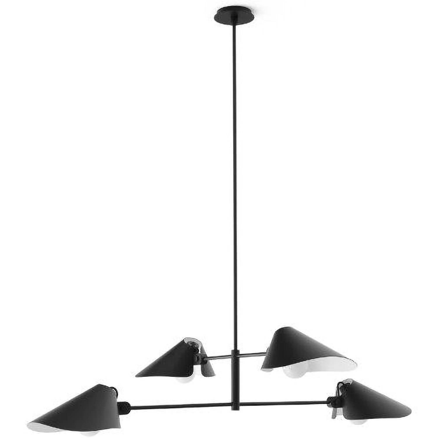 &Tradition Bonnet Sc93 Lysekrone - Lysekroner & Loftskroner Aluminium Sort - 136982A472.