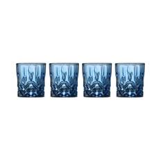 Lyngby Glas – Blå sorrento shotglas 4 stk.