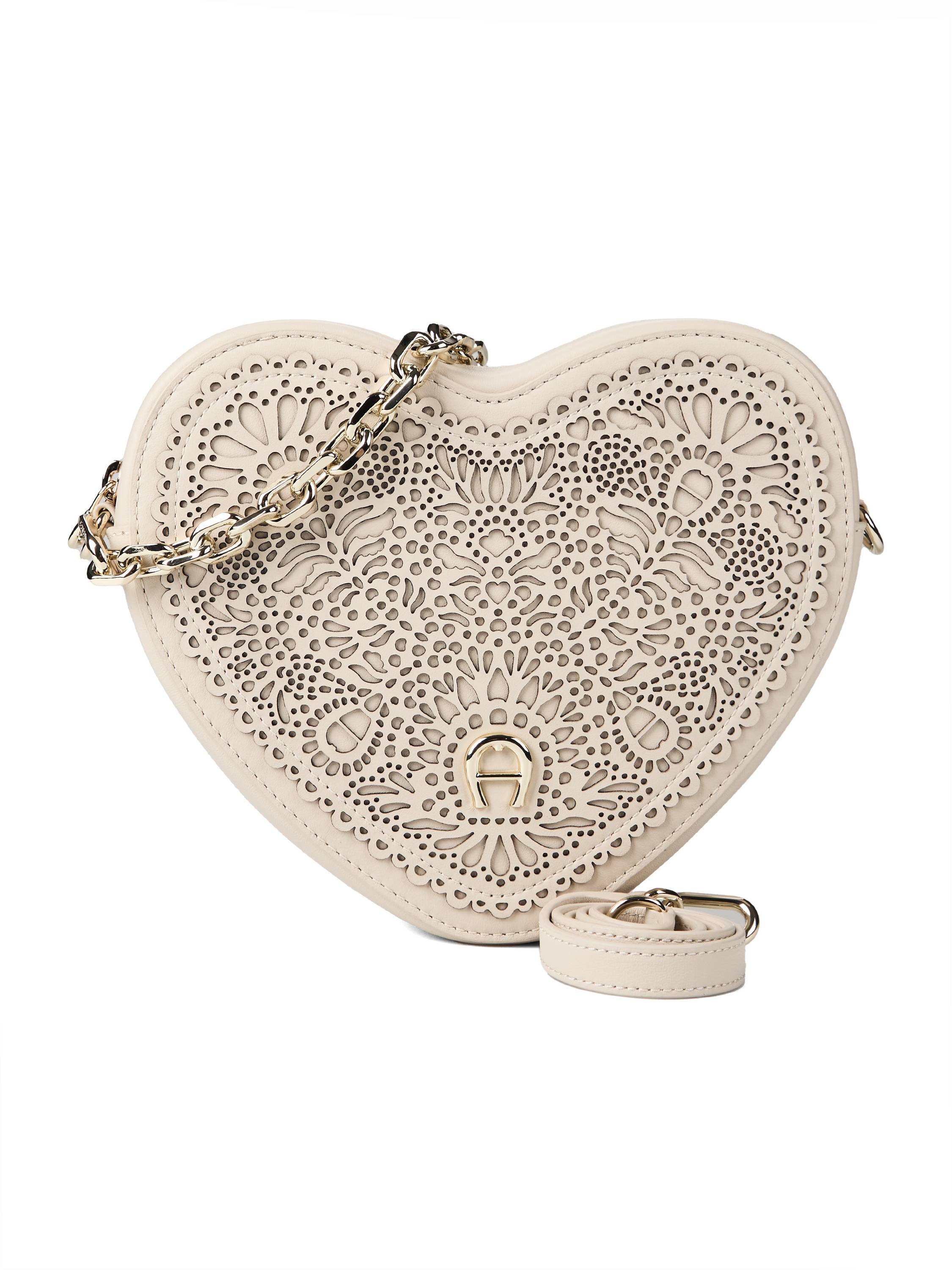 AIGNER Fashion Crossbody taske Læder 20 cm  Beige