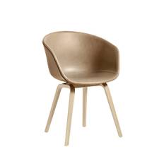 HAY About A Chair - AAC 23 - Eg - Sense Nougat Læder