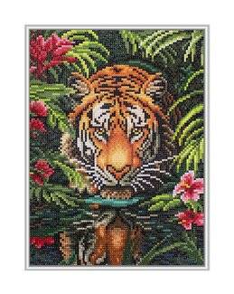 Diamond Painting Tiger i jungeln