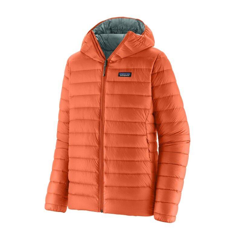 Patagonia Down Sweater Hoody - Dunjacka - Herr Coal Orange S
