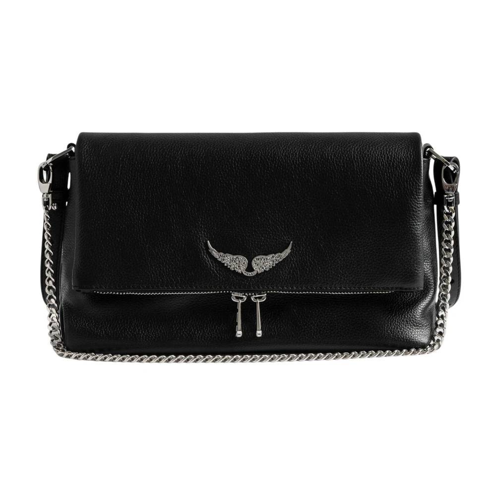 Zadig & Voltaire Rocky II Grained Taske - Tasker - Dame - Sort - ONE SIZE - Bomuld