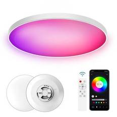 LED-taklampa Justerbar 48W EU-kontakt Smart nattlampa för vardagsrum säng matsal hus - EU-kontakt