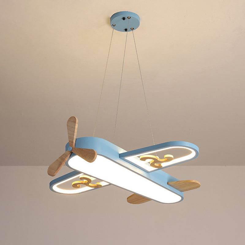 Air Lättflygplan - Stilig krämfärgad taklampa för stämningsfull lantlig inredning - Blå / Varm