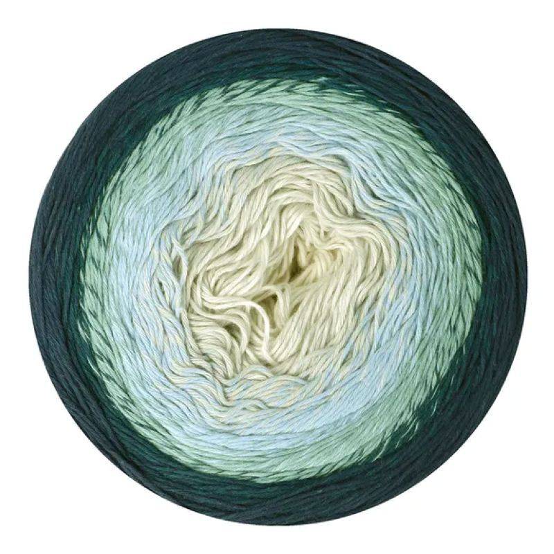 Scheepjes Cotton Whirl 731 Blueberry Swirl Indhold:100% økologisk bomuld Vægt/længde:226 g = ca 1000 meter Anbefalede pinde:2.50-3.50 mm Strikkefasthed:10 x 10 cm = 25 m x 44 p Vask:Maskinvask op til 30°C.