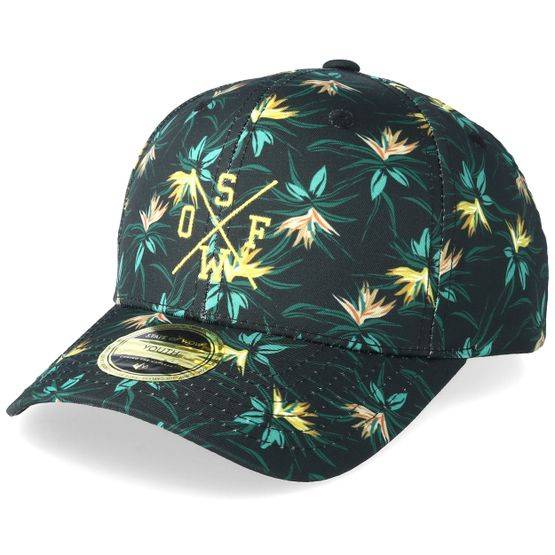 State Of Wow - Multi adjustable Keps - Kids Hamoa Baseball Cap Pattern/Yellow Adjustable @ Hatstore
