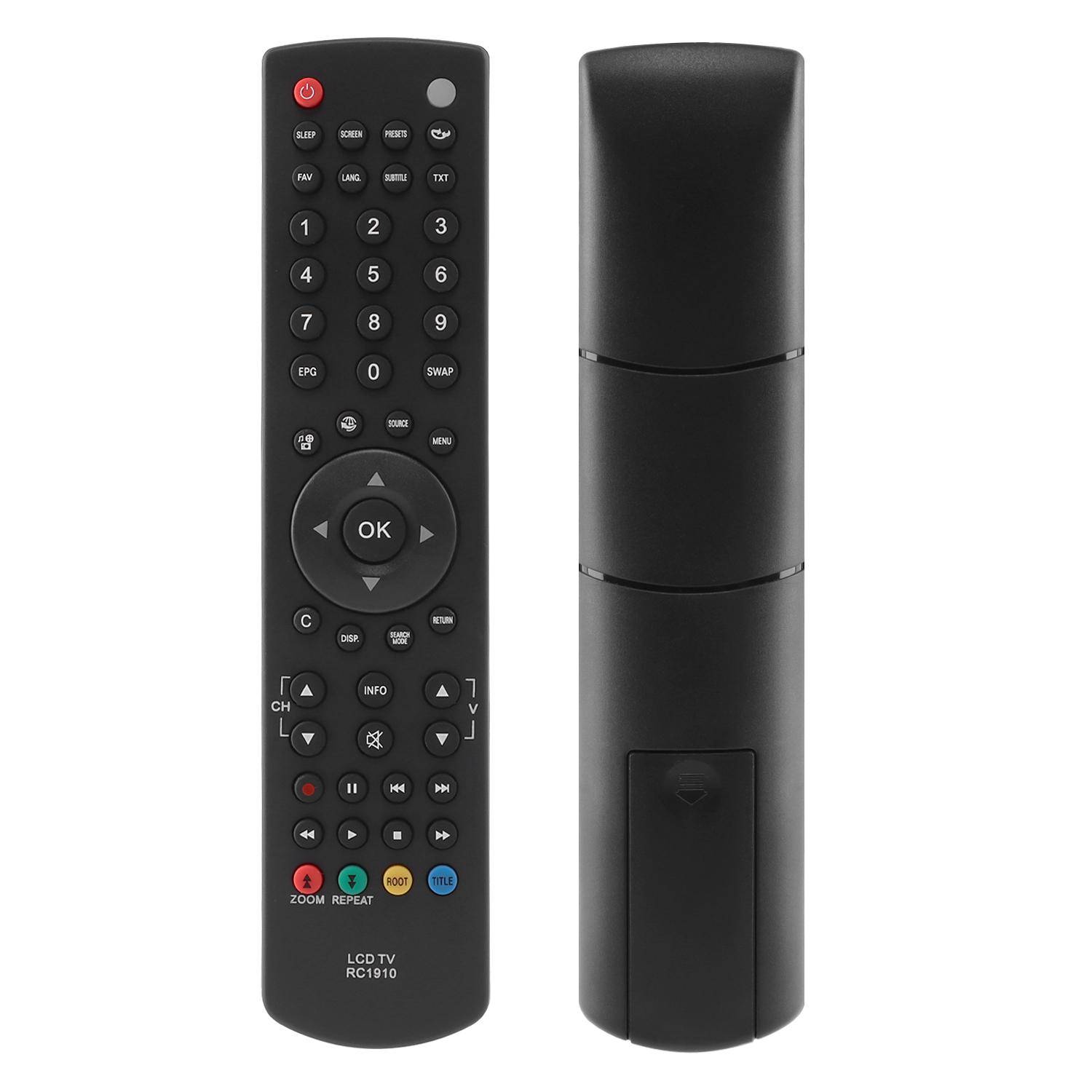 Fjärrkontroll RC1910 Ersättning för Toshiba Sharp Celcus FINLUX LUXOR Polaroid Telefunken BUSH DIGIHOME LED LCD TV Controller