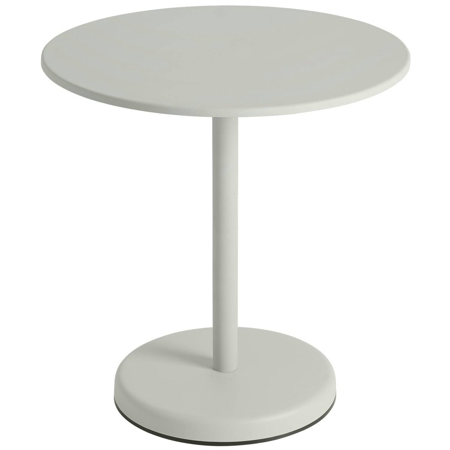 Muuto Linear Bord Ø70 Cm t - Haveborde Stål Grå - LSTCAT70R104.
