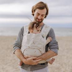 Fly Tai - Mei Tai Baby Carrier - Cotton Flower - pale grey - Baby