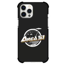 Area 51 For iPhone Samsung Galaxy Pixel OnePlus Vivo Xiaomi Asus Sony Motorola Nokia - Area 51 Logo Black White Yellow