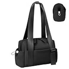 Women Gym Bags, Large Capacity Gym Duffel Bag, Stylish Travel Tote Bags, Sports Duffel Bags, Weekend Overnight Carry Bag, Easy To Use, Portable for Bottles Toiletries Phones Wallets