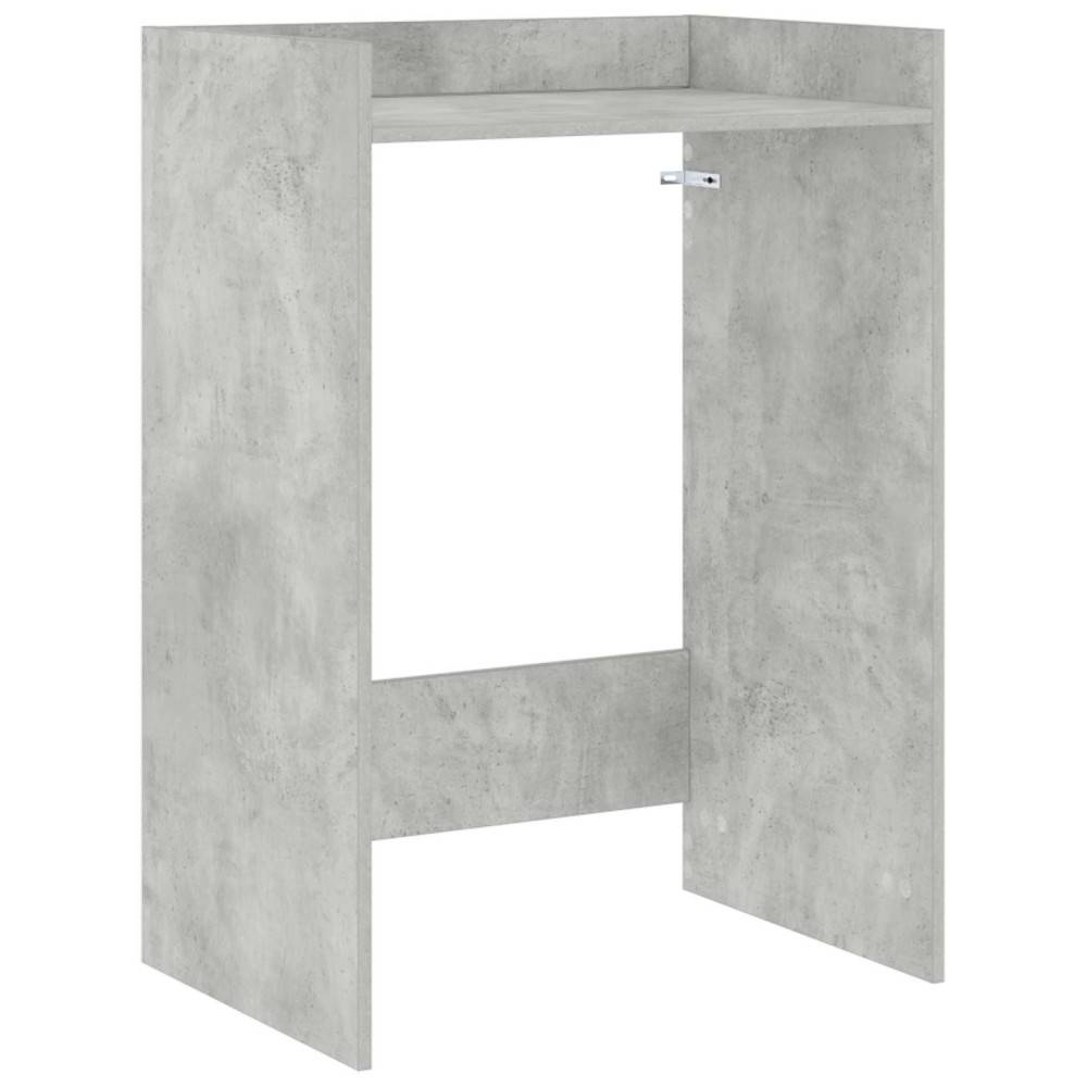 Tvättmaskinskabinet Betong 67,5 x 48 x 97 cm Konstruerat trä