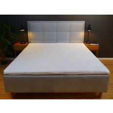 bomuldsatin TC400 kuvertlagen hvid 90x220 cm