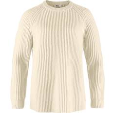 Fjällräven Womens Övik Rib Sweater (Vit (CHALK WHITE/113) Small)