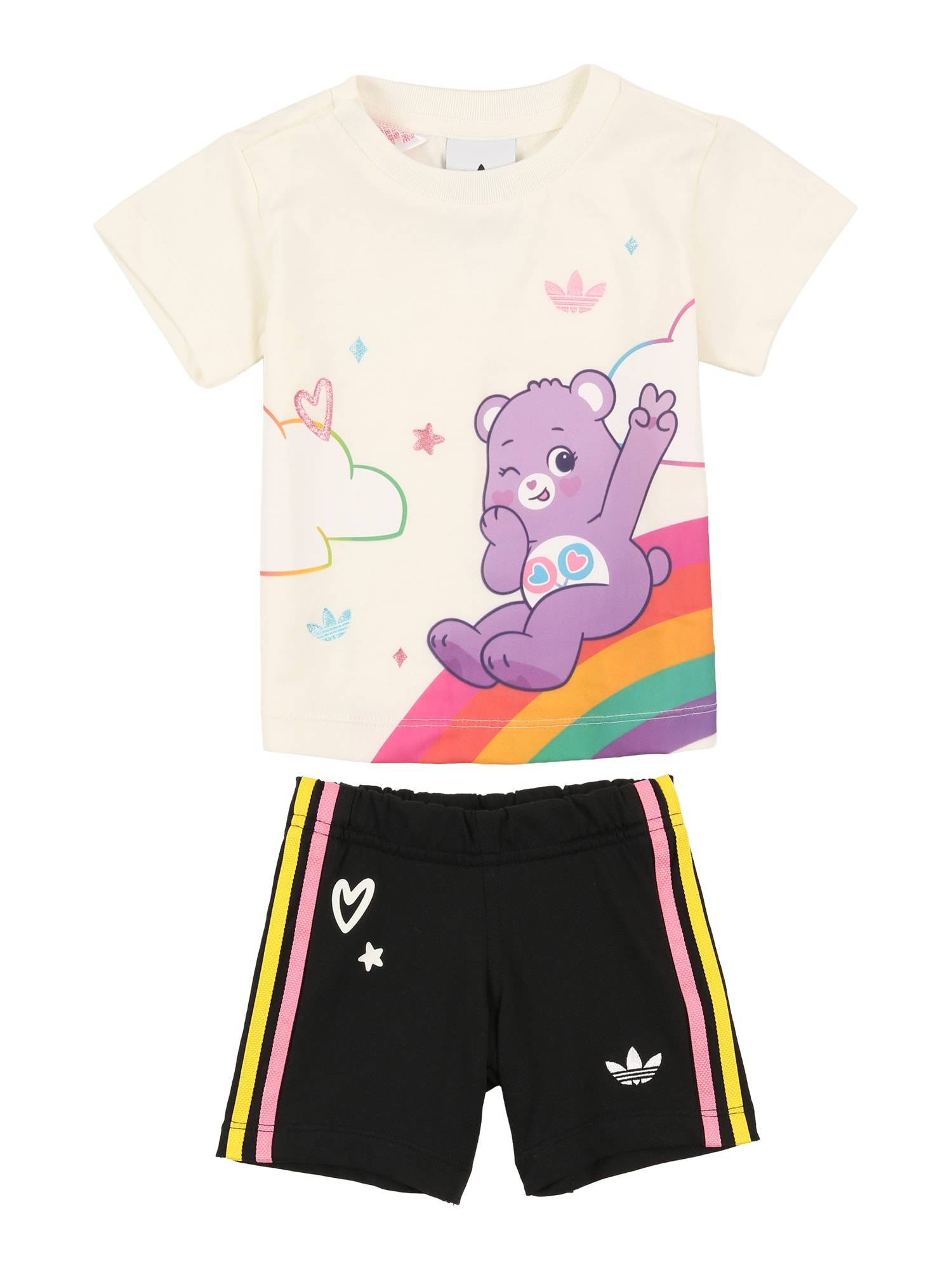 ADIDAS ORIGINALS Sæt 'Care Bears'  turkis / lavendel / mørkeorange / hvid