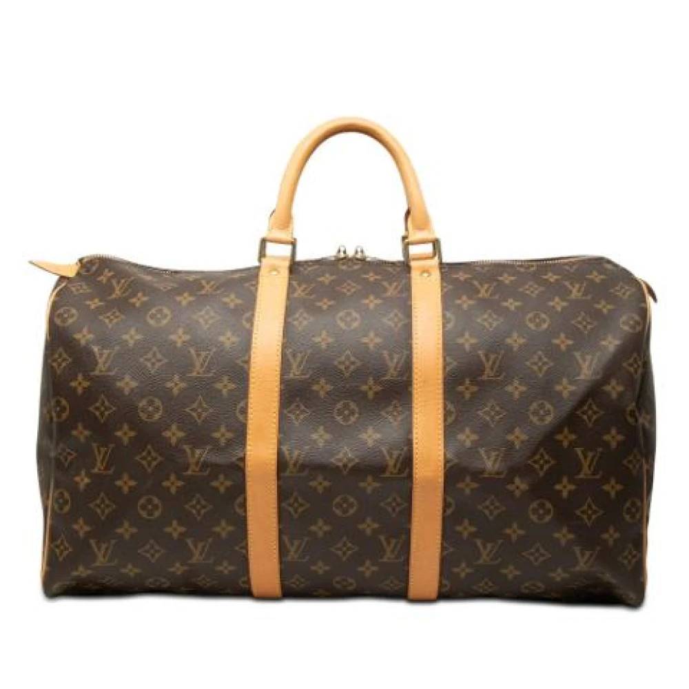 Louis Vuitton Vintage Pre-owned Keepall 50 - Vintage - Dame - Brun - ONE SIZE - Læder